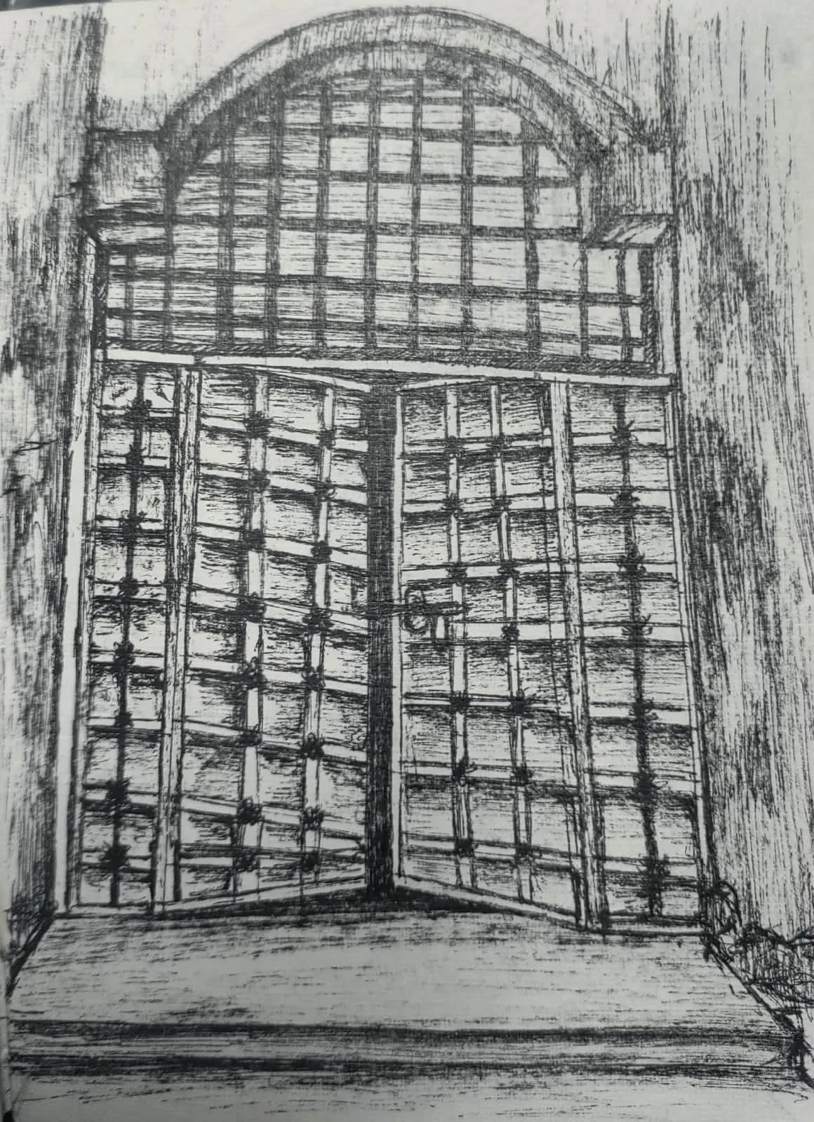 Arched gate study